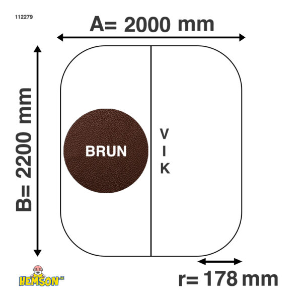 Whirlpool-Abdeckung | 200x220 r17 | Braune | 112279