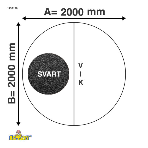 Whirlpool-Abdeckung | Runde | Black weathershield | 1133128 - Blaue
